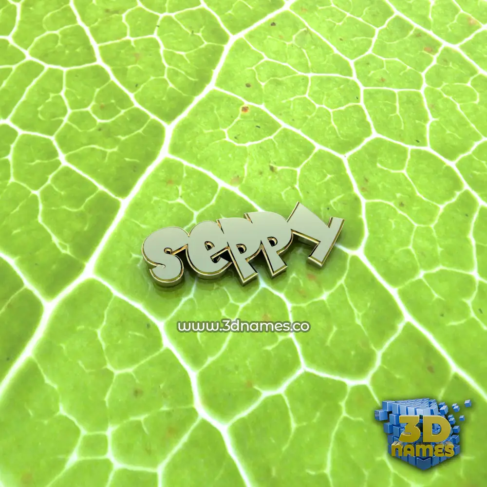seppy in Gold Leaf style - 3D name wallpaper