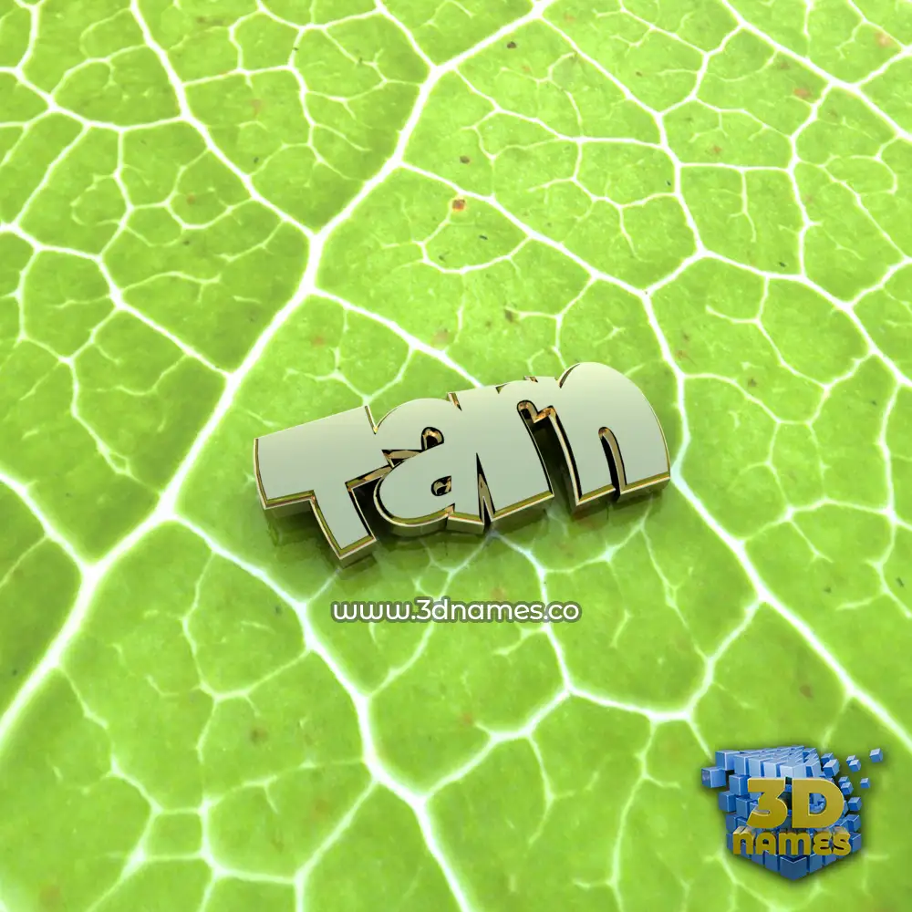 tarn in Gold Leaf style - 3D name wallpaper