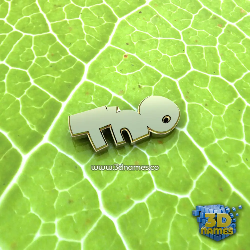 tho in Gold Leaf style - 3D name wallpaper