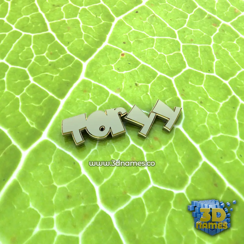 toryy in Gold Leaf style - 3D name wallpaper