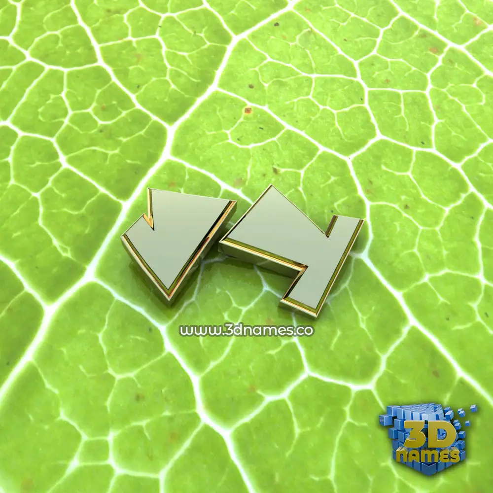 vy in Gold Leaf style - 3D name wallpaper