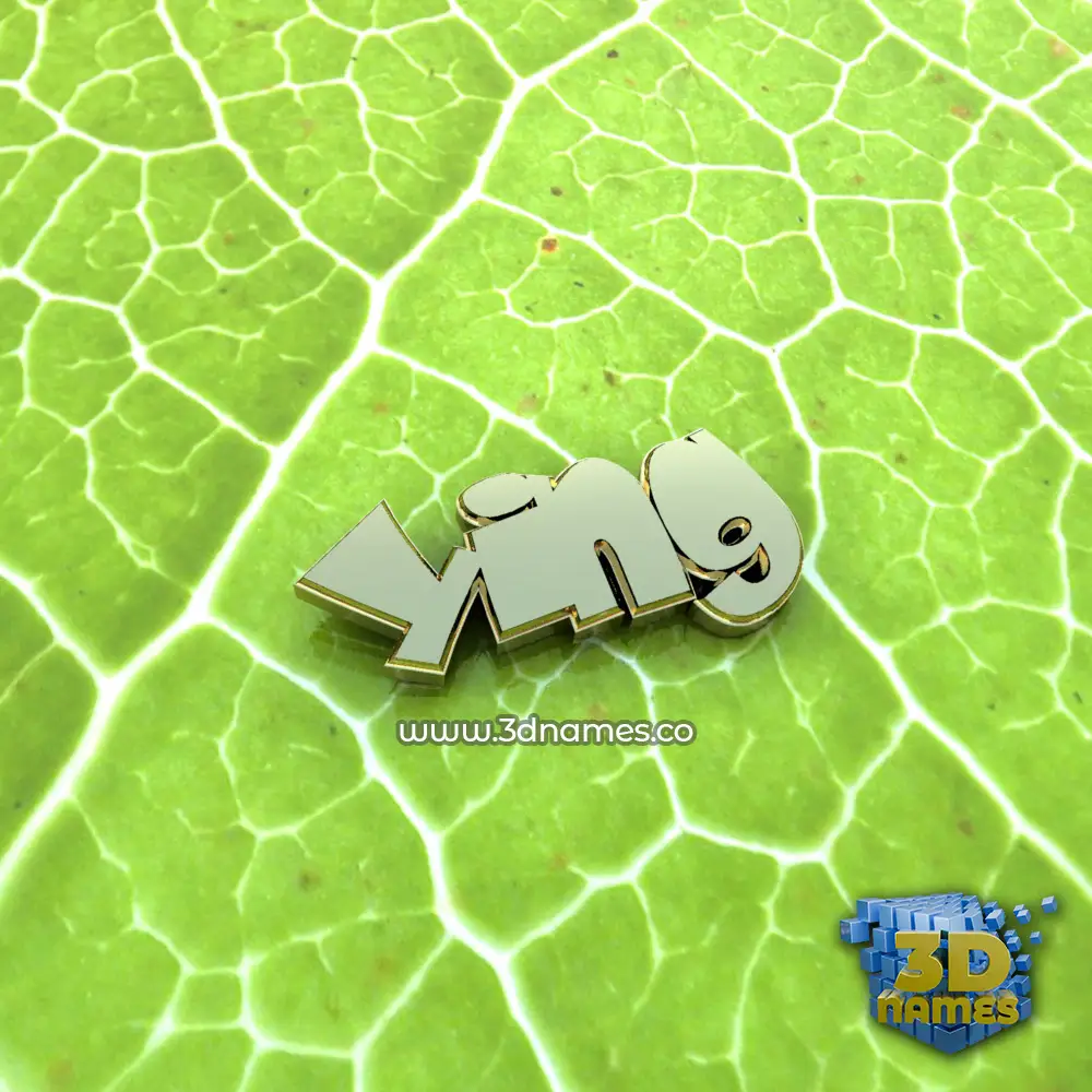 ying in Gold Leaf style - 3D name wallpaper
