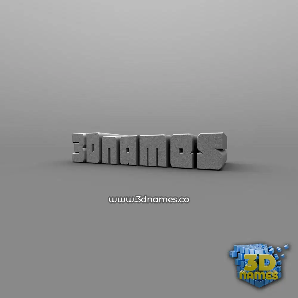 3dnames in Solid Grey style - 3D name wallpaper