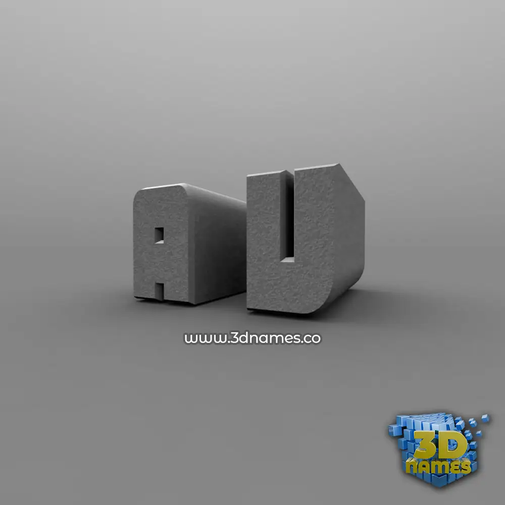 a v in Solid Grey style - 3D name wallpaper