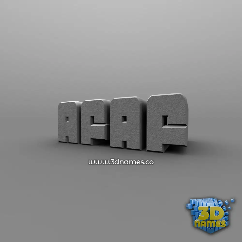 afaf in Solid Grey style - 3D name wallpaper