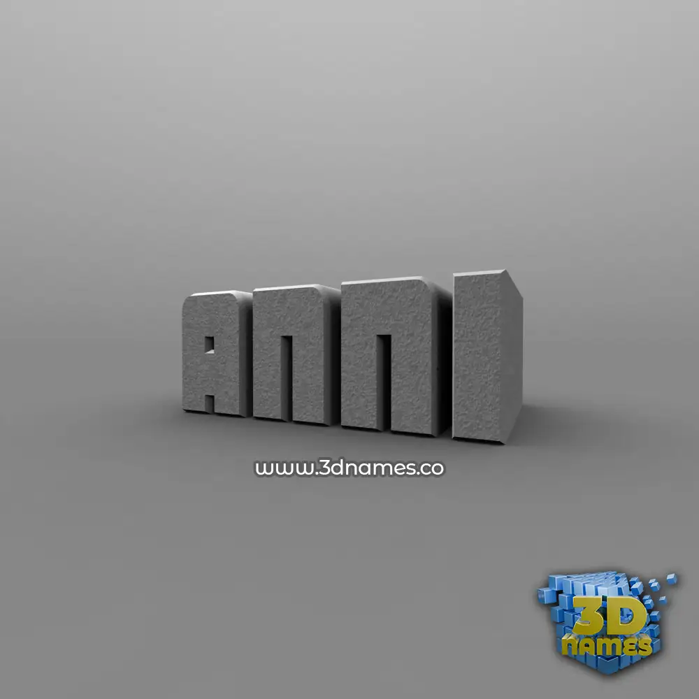 anni in Solid Grey style - 3D name wallpaper