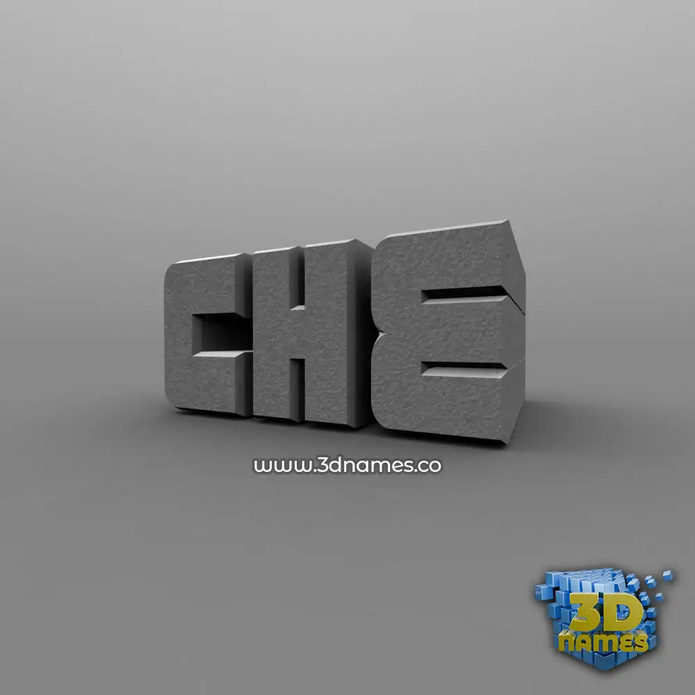 che in Solid Grey style - 3D name wallpaper