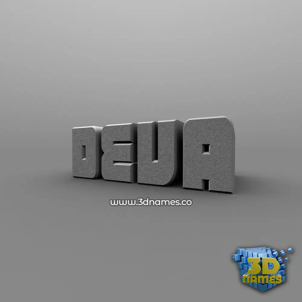 deva in Solid Grey style - 3D name wallpaper