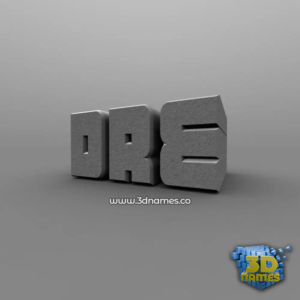 dre in Solid Grey style - 3D name wallpaper