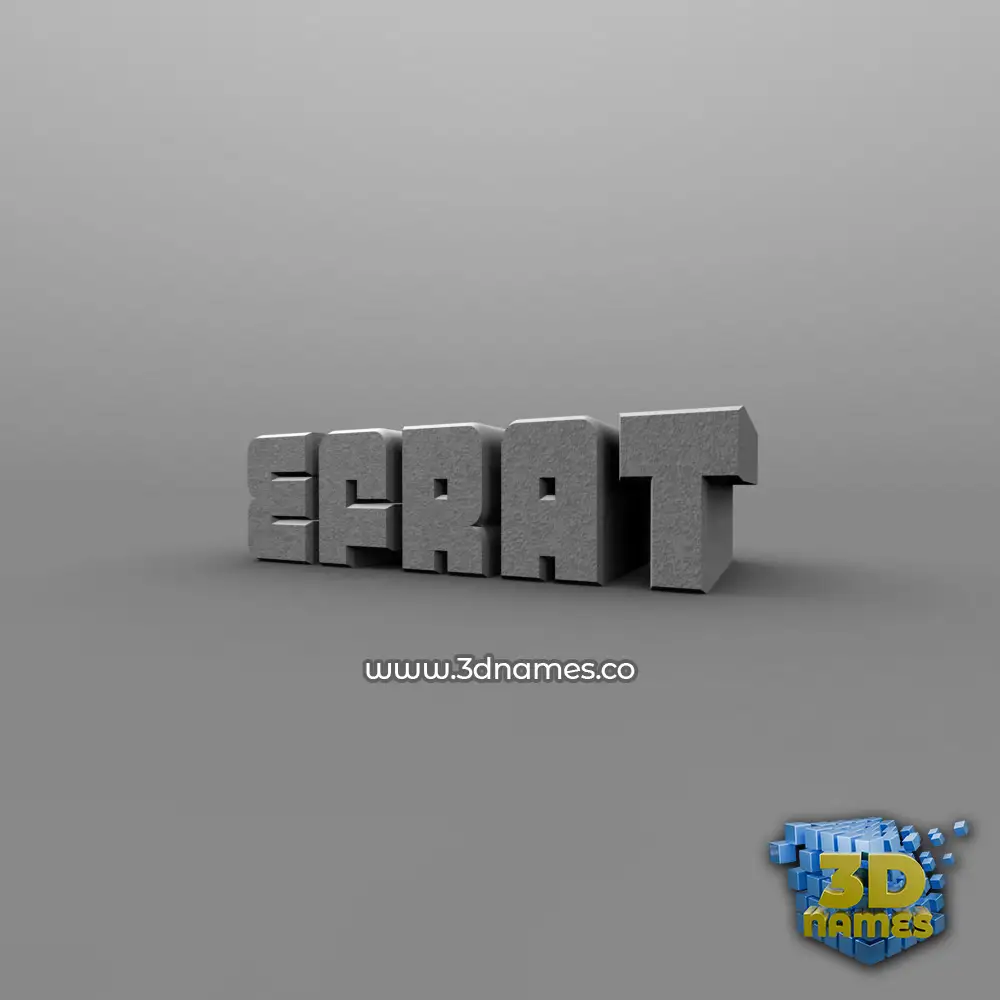 efrat in Solid Grey style - 3D name wallpaper