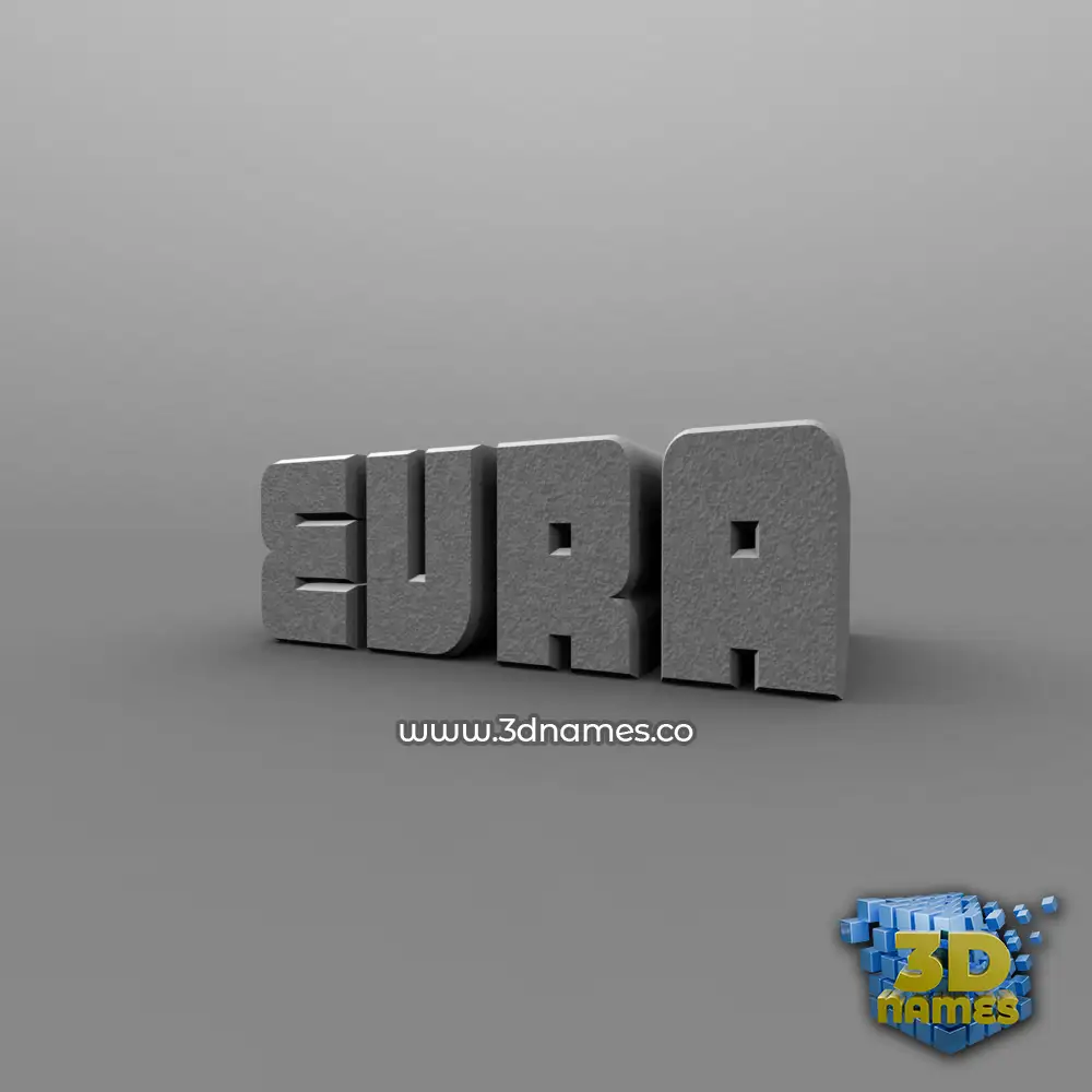 evra in Solid Grey style - 3D name wallpaper