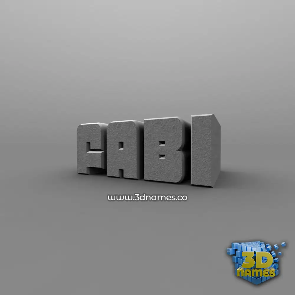 fabi in Solid Grey style - 3D name wallpaper