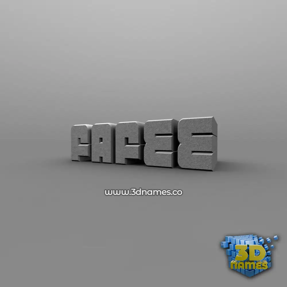 fafee in Solid Grey style - 3D name wallpaper