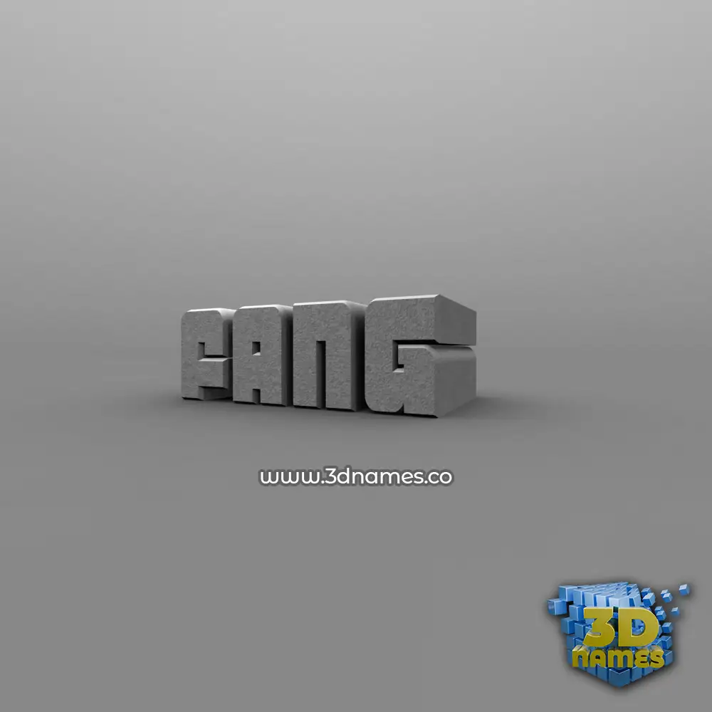 fang. in Solid Grey style - 3D name wallpaper