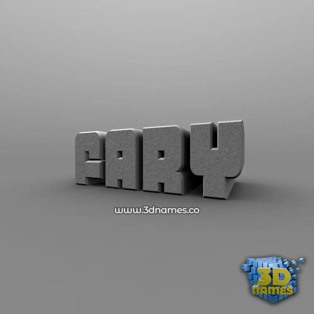 fary in Solid Grey style - 3D name wallpaper