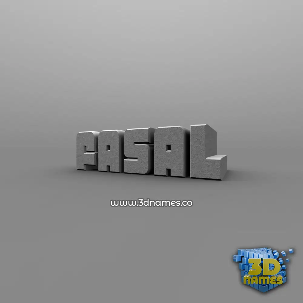 fasal in Solid Grey style - 3D name wallpaper