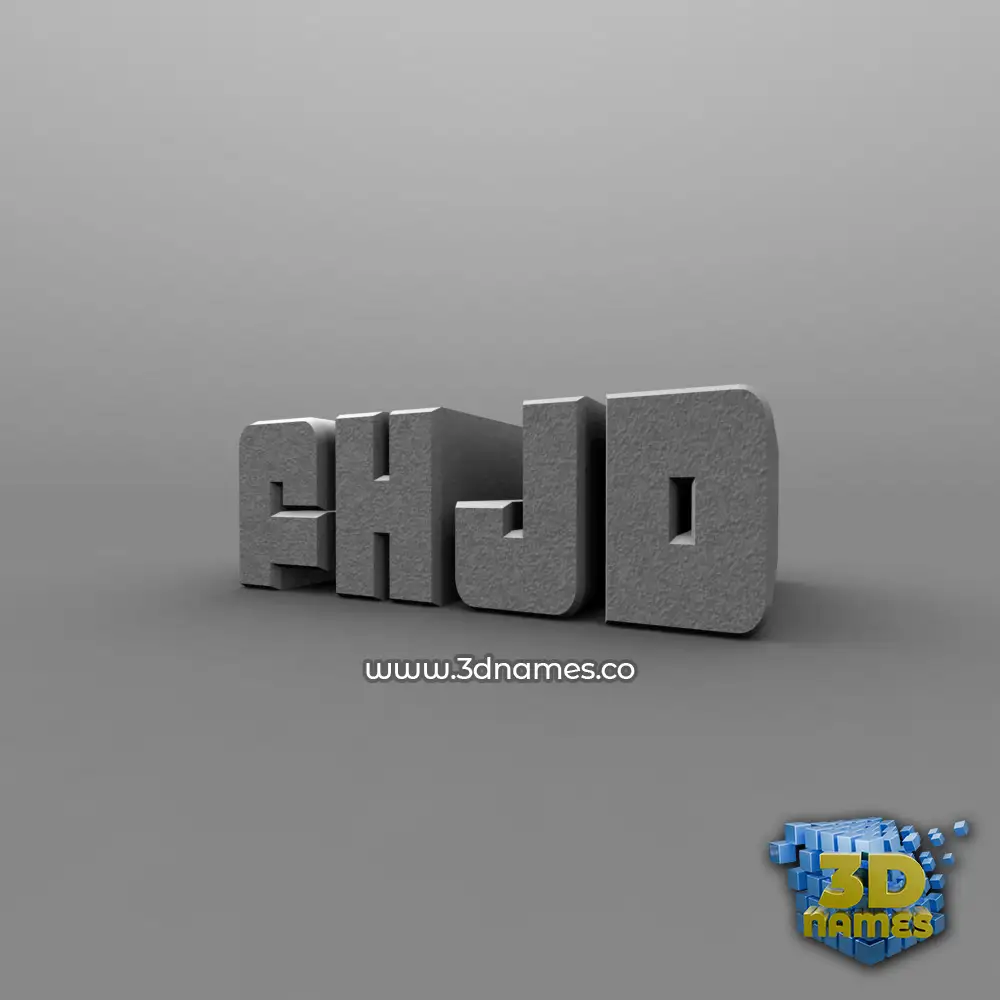 fhjd in Solid Grey style - 3D name wallpaper