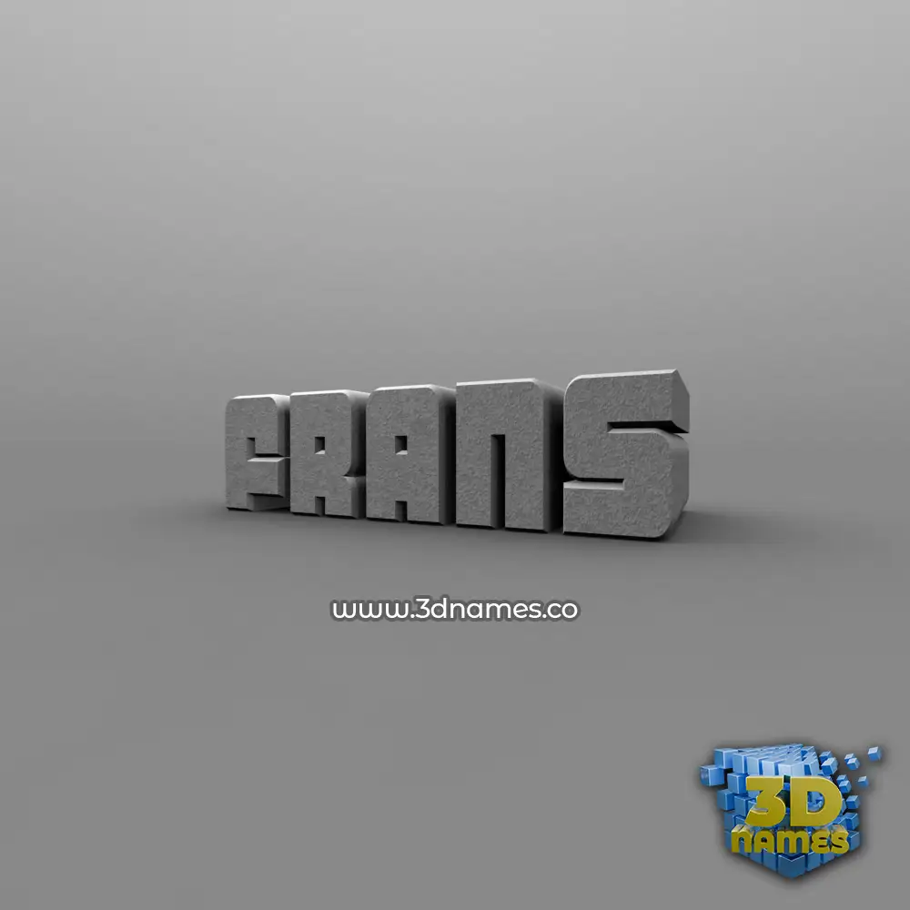 frans in Solid Grey style - 3D name wallpaper
