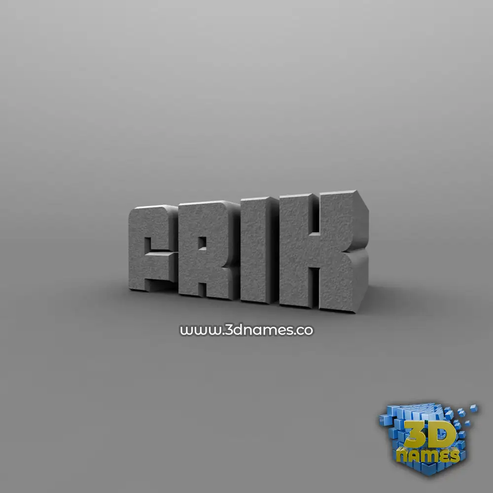 frik in Solid Grey style - 3D name wallpaper