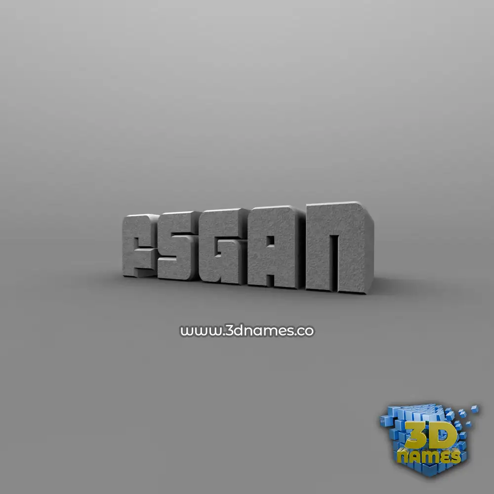 fsgan in Solid Grey style - 3D name wallpaper