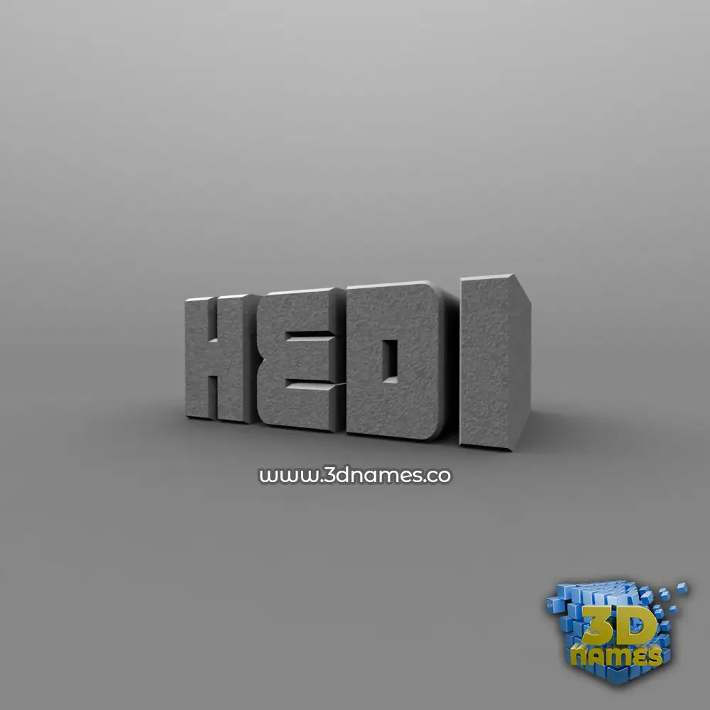 hedi in Solid Grey style - 3D name wallpaper