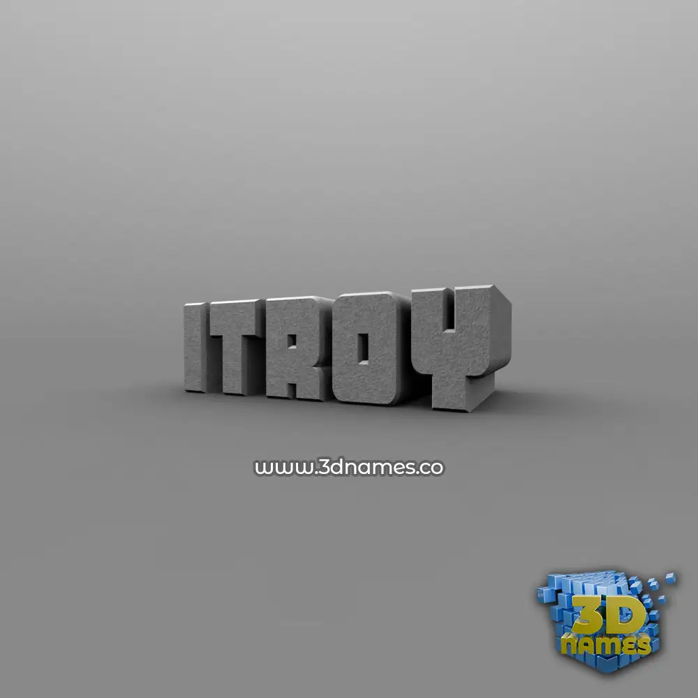 itroy in Solid Grey style - 3D name wallpaper