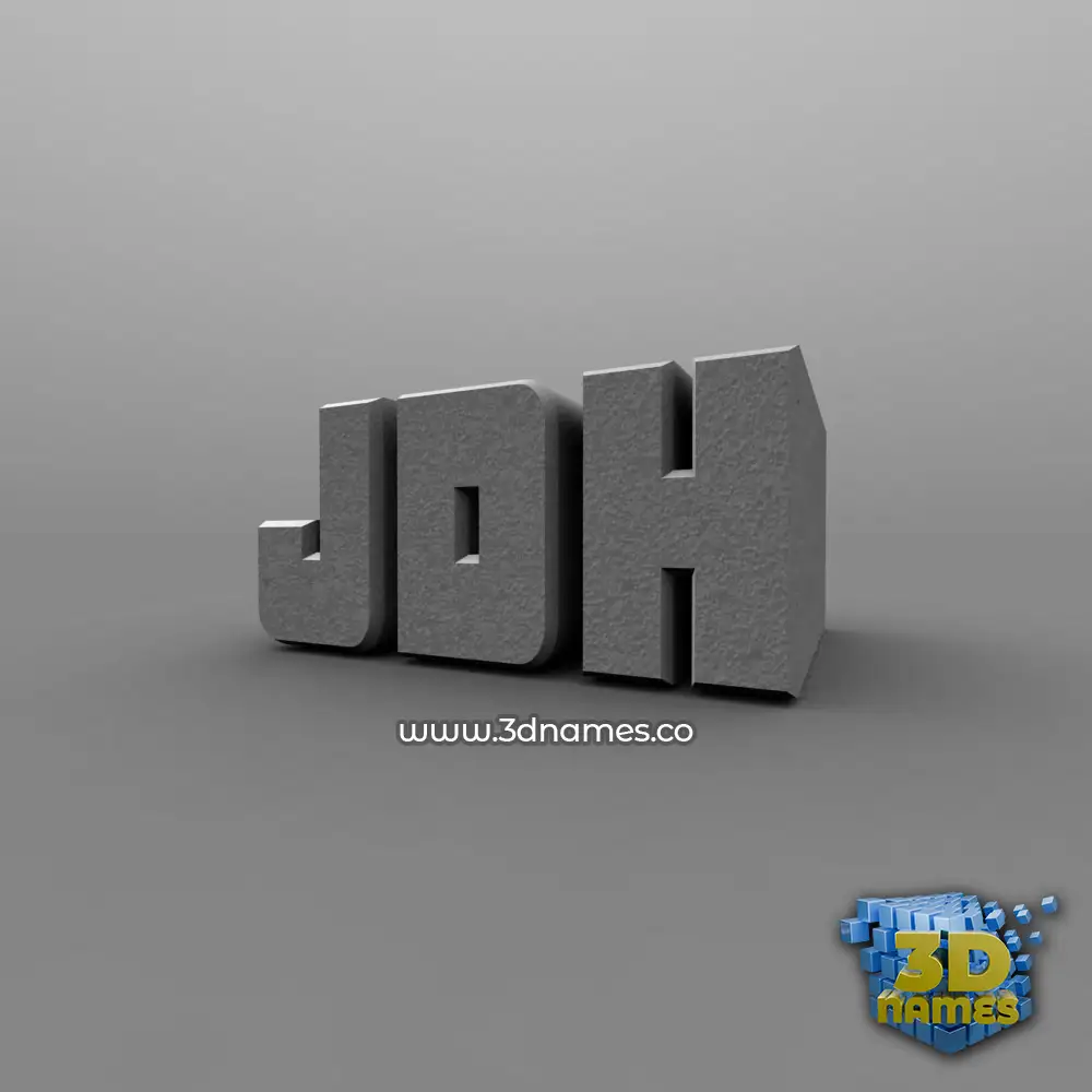 jdh in Solid Grey style - 3D name wallpaper