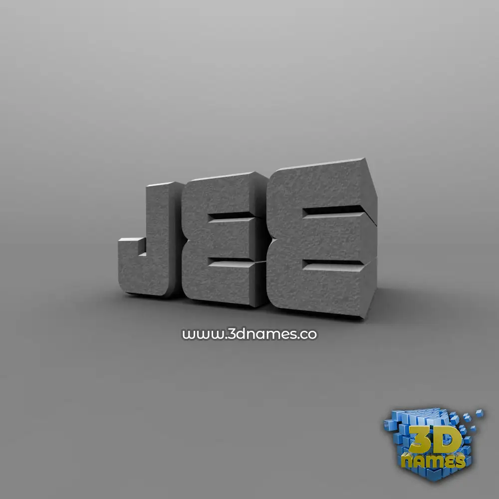 jee in Solid Grey style - 3D name wallpaper