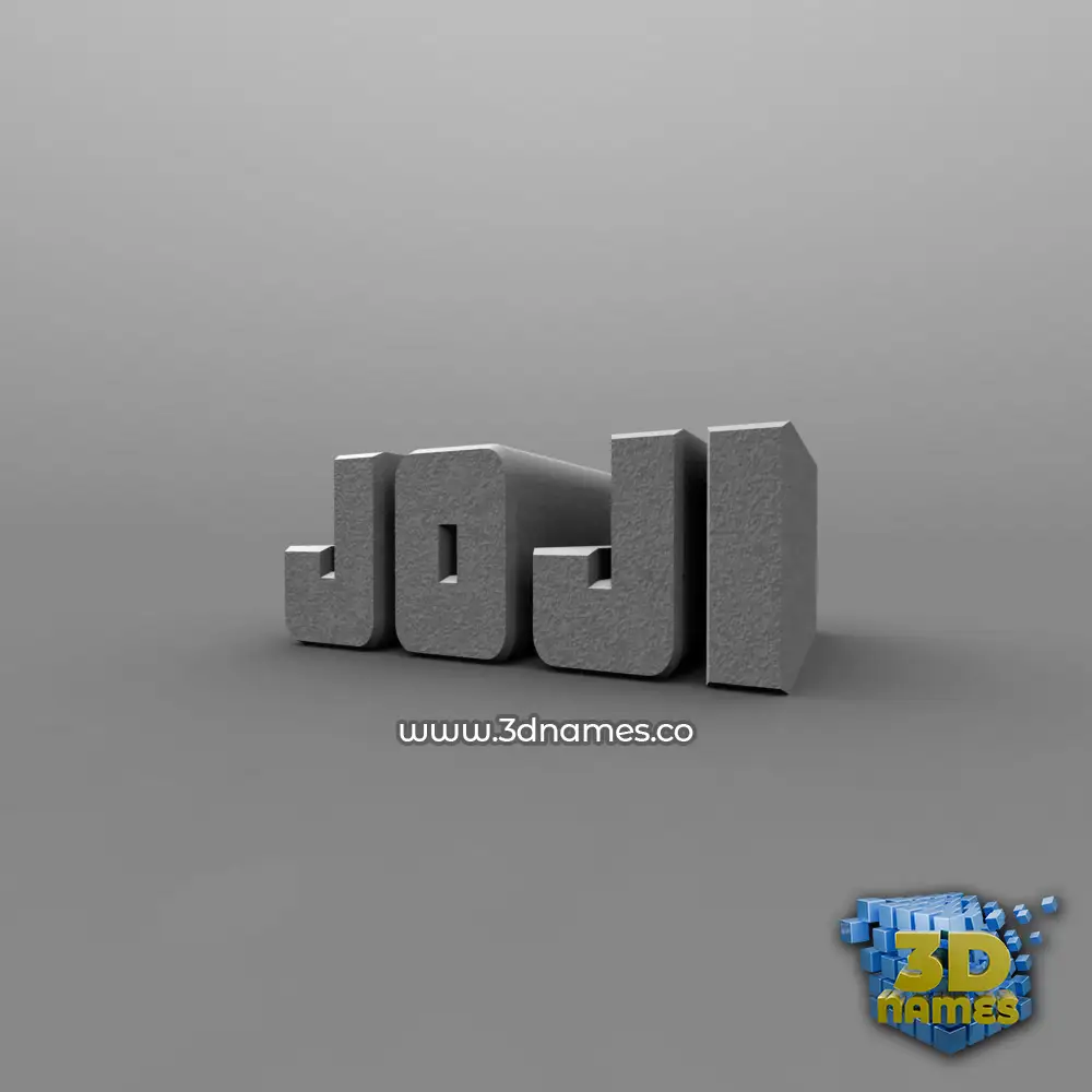 joji in Solid Grey style - 3D name wallpaper