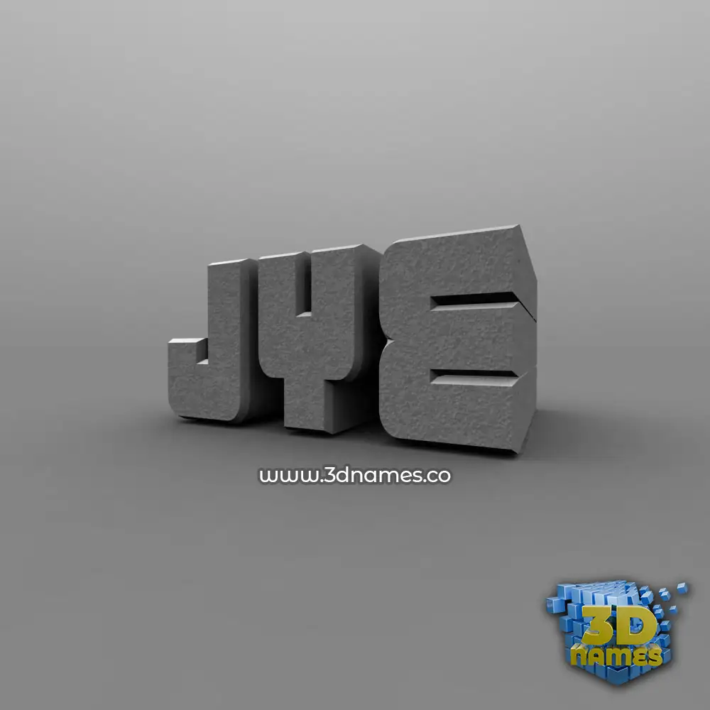 jye in Solid Grey style - 3D name wallpaper
