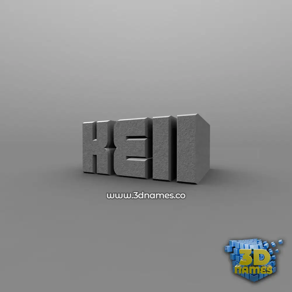 keii in Solid Grey style - 3D name wallpaper