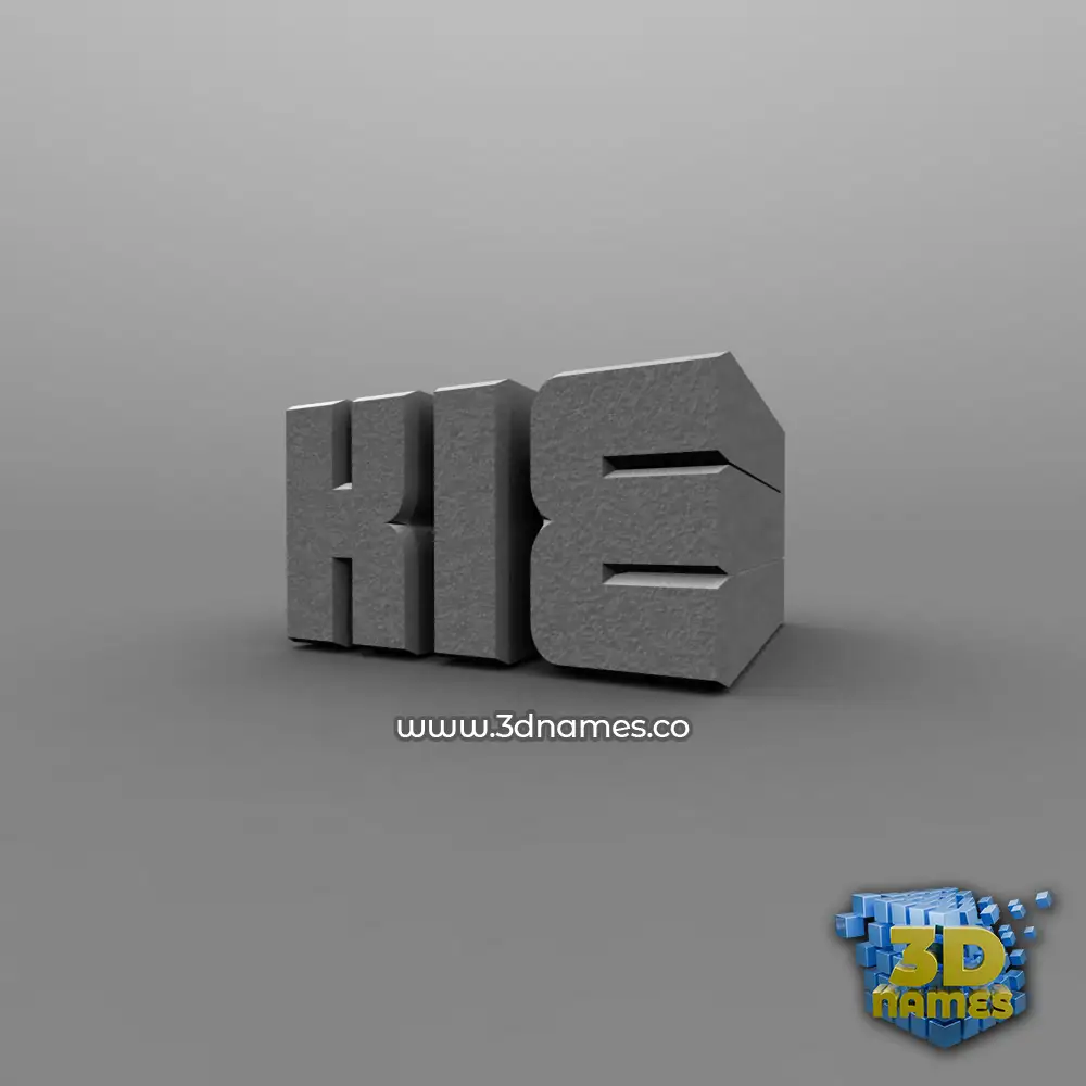 kie in Solid Grey style - 3D name wallpaper