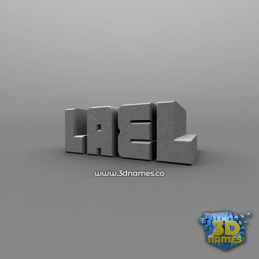 lael in Solid Grey style - 3D name wallpaper