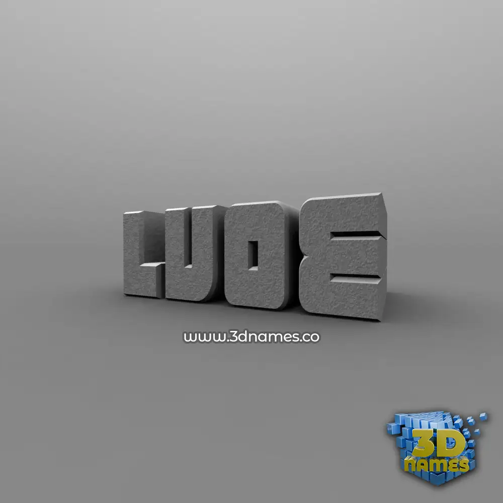 lvoe in Solid Grey style - 3D name wallpaper