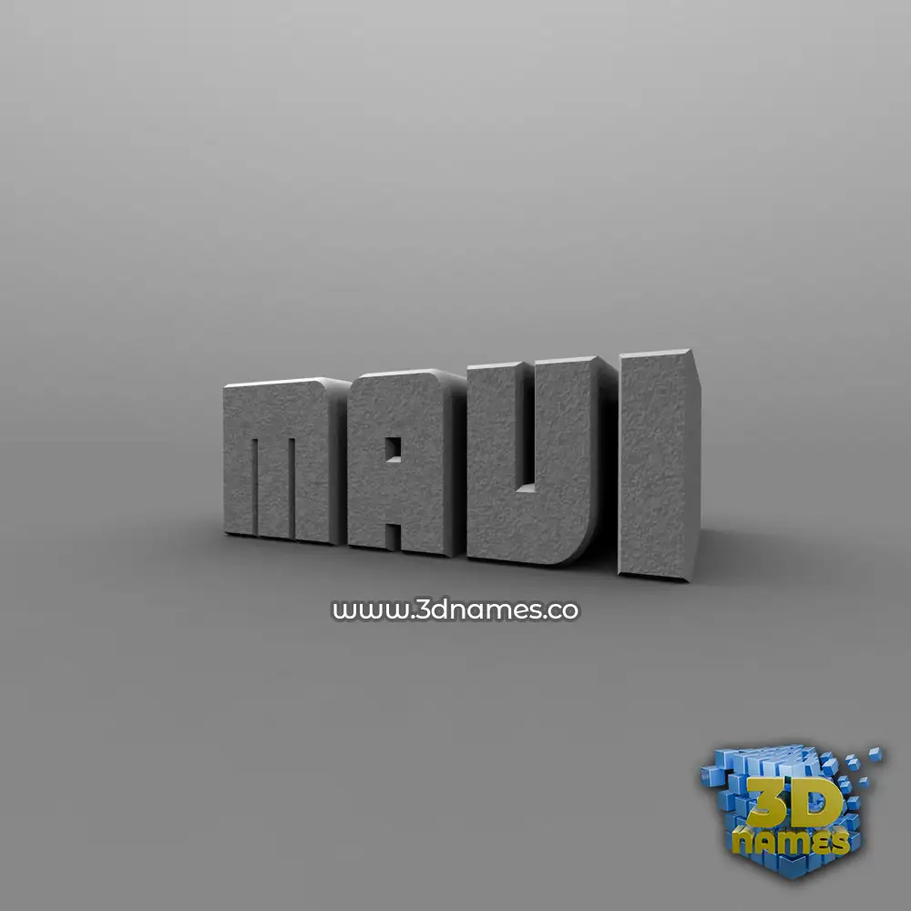 mavi in Solid Grey style - 3D name wallpaper