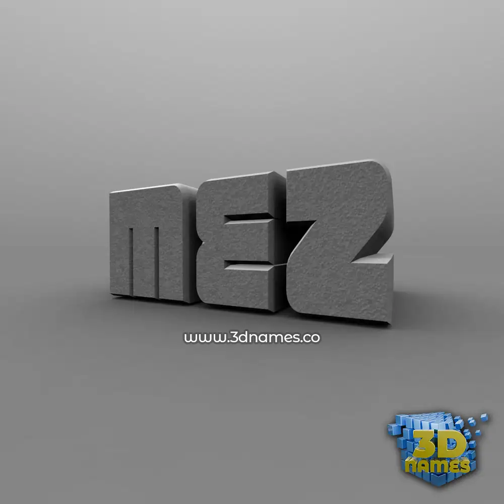 mez in Solid Grey style - 3D name wallpaper