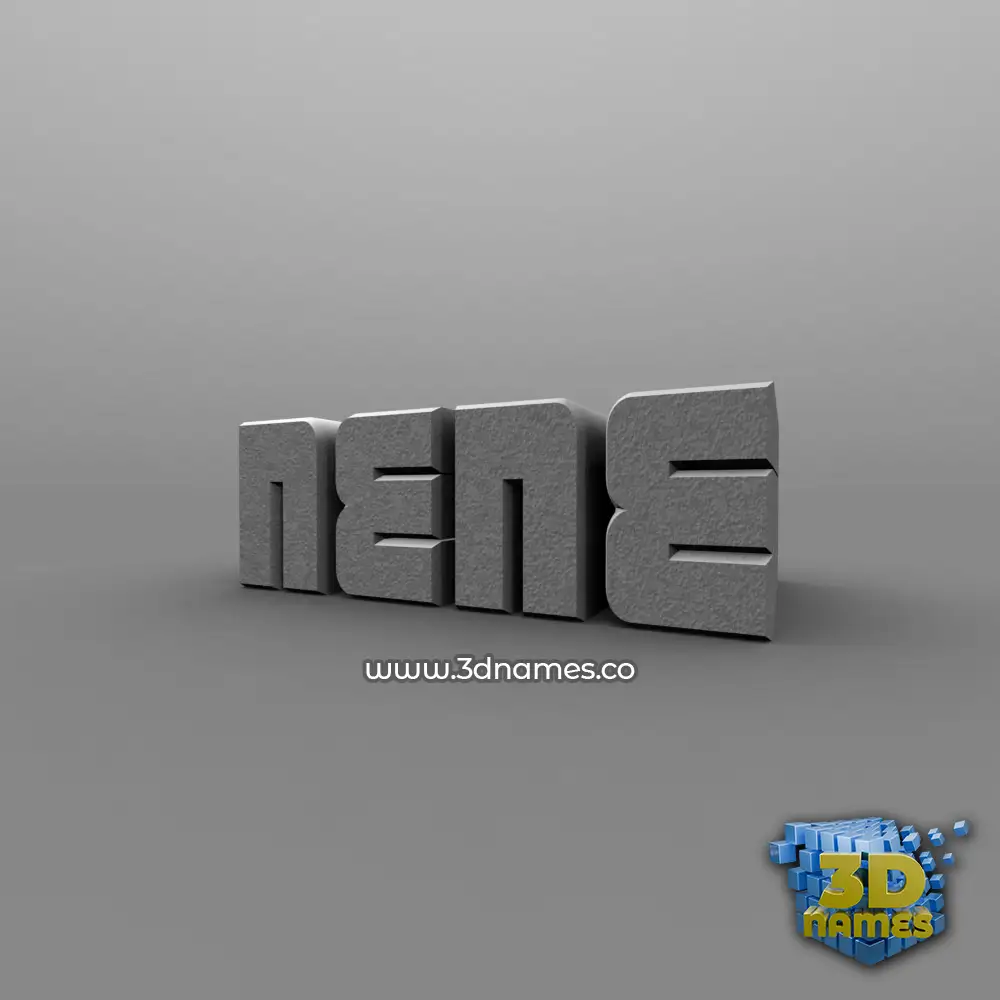 nene in Solid Grey style - 3D name wallpaper