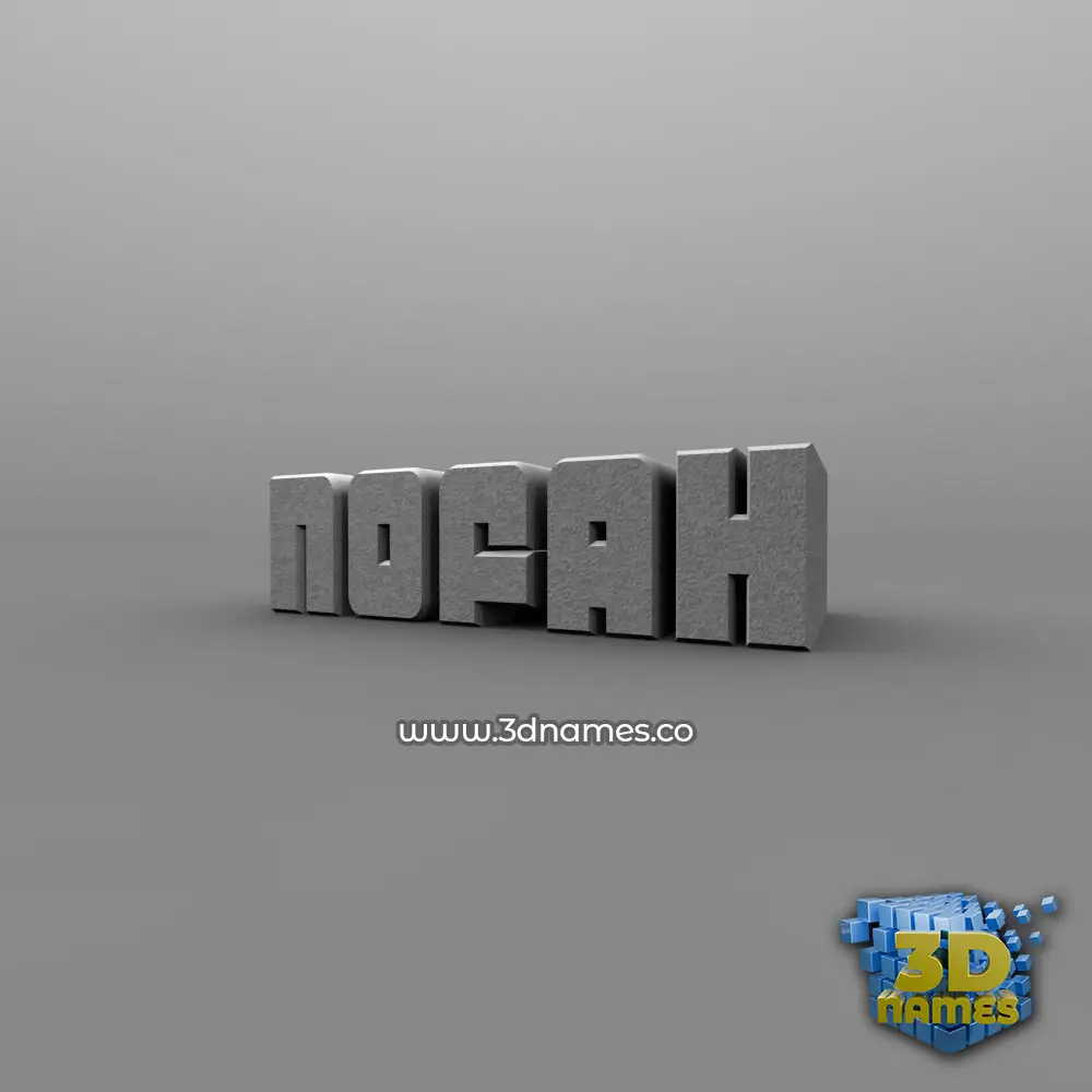 nofah in Solid Grey style - 3D name wallpaper