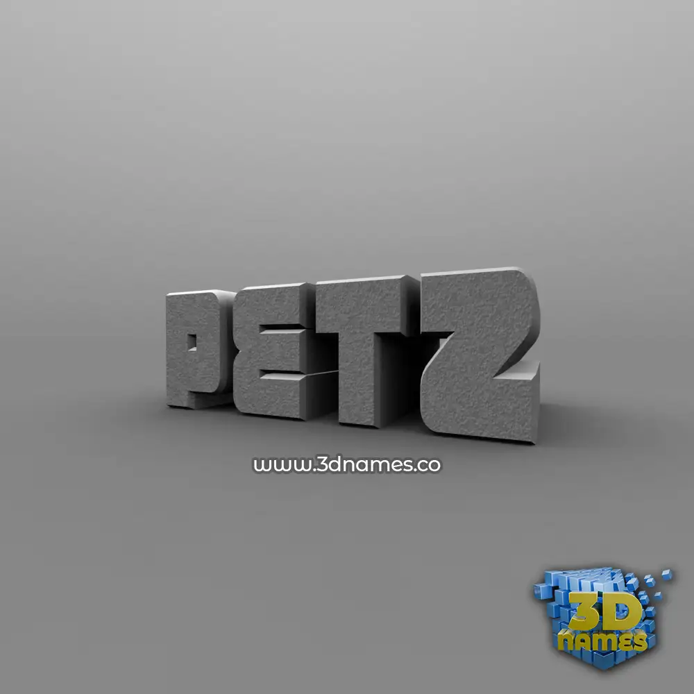 petz in Solid Grey style - 3D name wallpaper