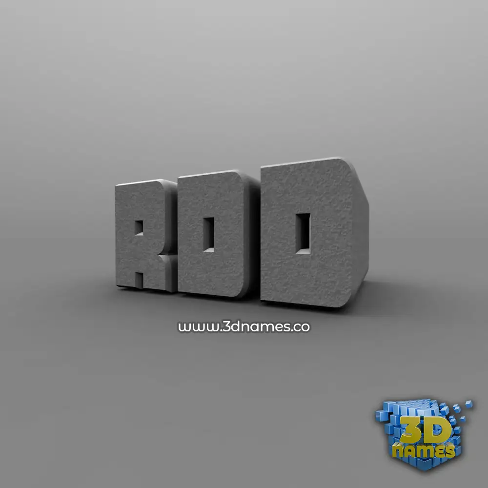 rdd in Solid Grey style - 3D name wallpaper