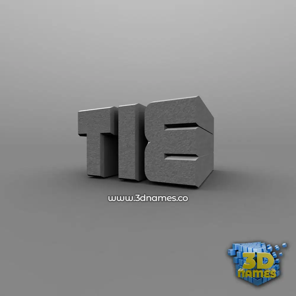 tie in Solid Grey style - 3D name wallpaper