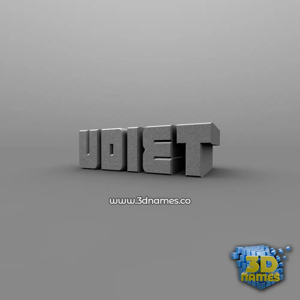 udiet in Solid Grey style - 3D name wallpaper