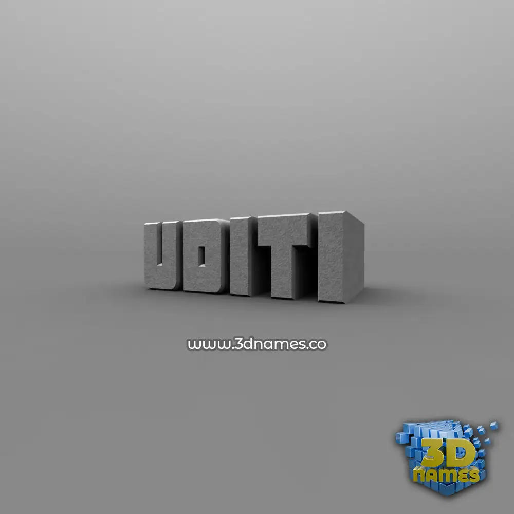 uditi in Solid Grey style - 3D name wallpaper