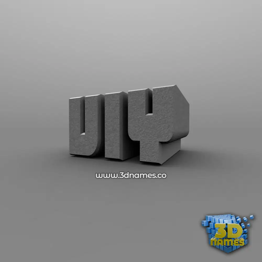 viy in Solid Grey style - 3D name wallpaper