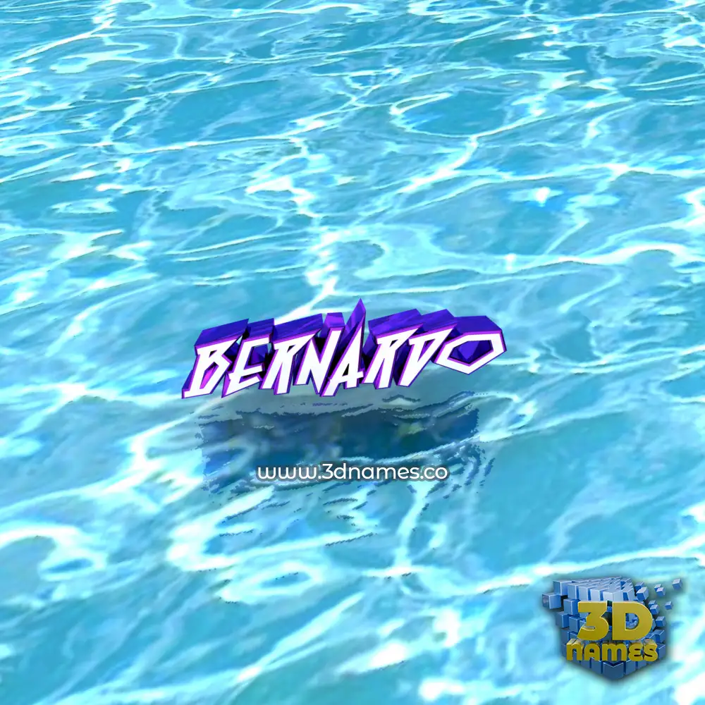 bernardo in Water style - 3D name wallpaper