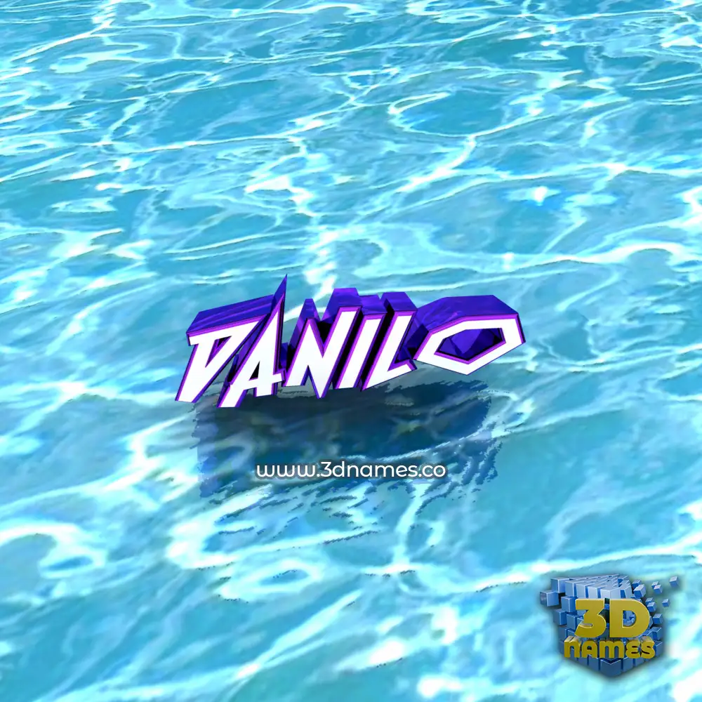 danilo in Water style - 3D name wallpaper