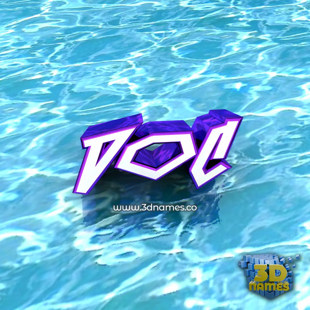 doc in Water style - 3D name wallpaper