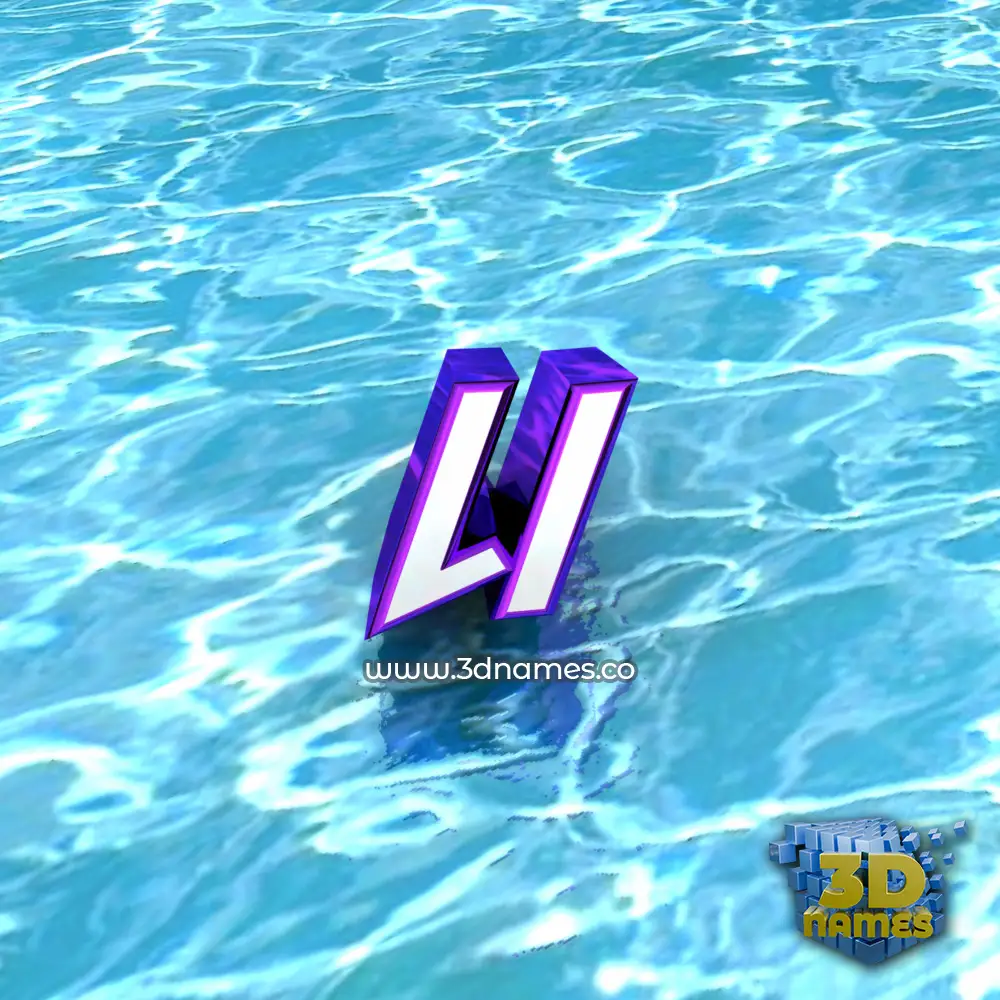 li in Water style - 3D name wallpaper