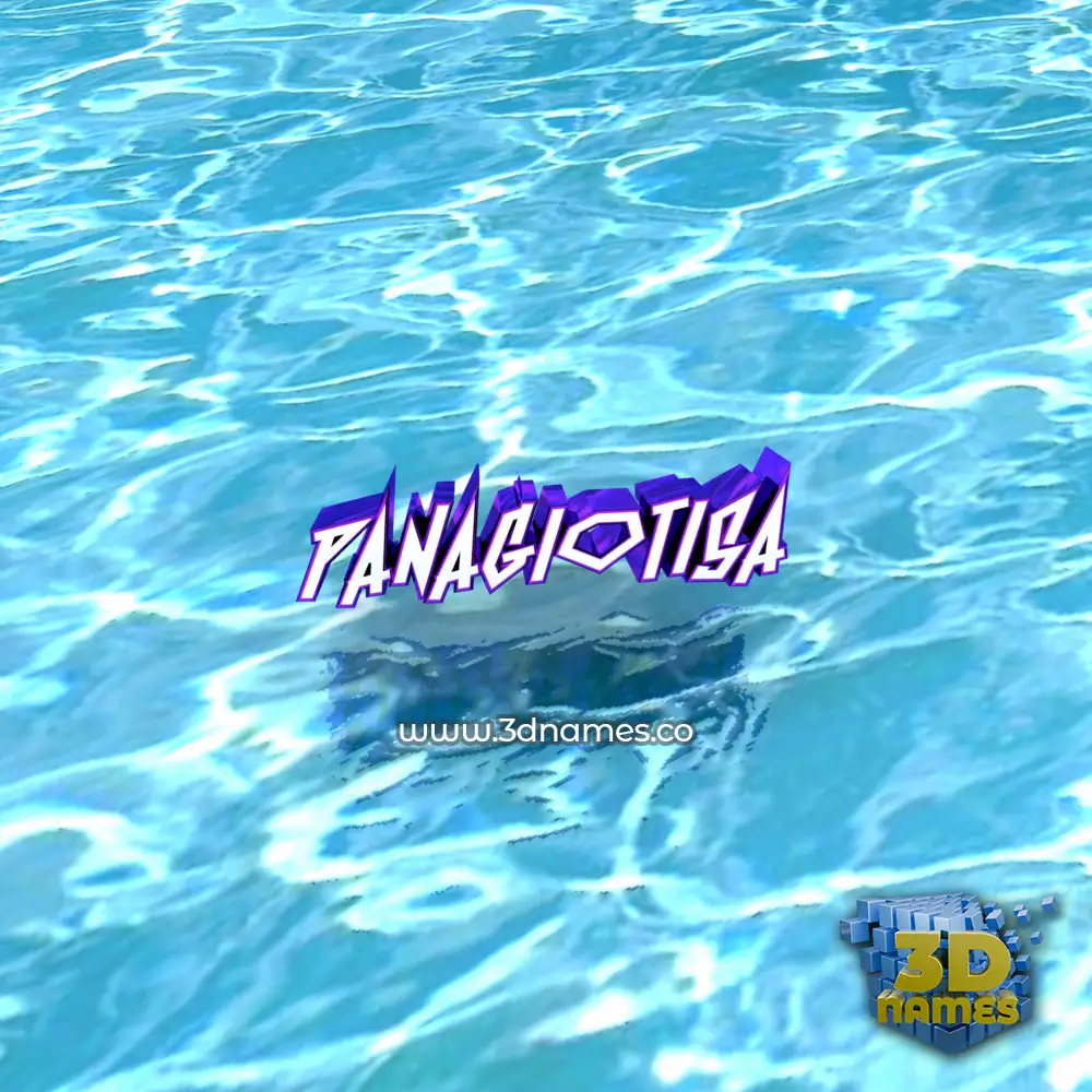 panagiotisa in Water style - 3D name wallpaper