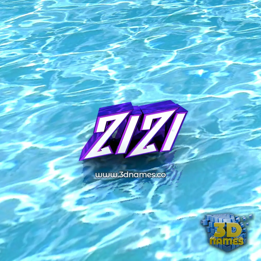 zizi in Water style - 3D name wallpaper
